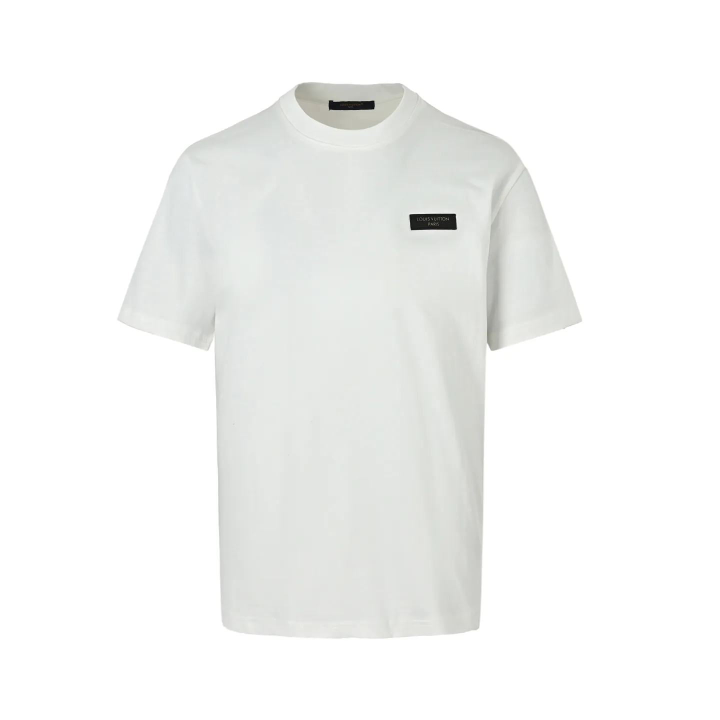 Louis Vuitton/Louis Vuitton 26ss leather chest label short sleeves